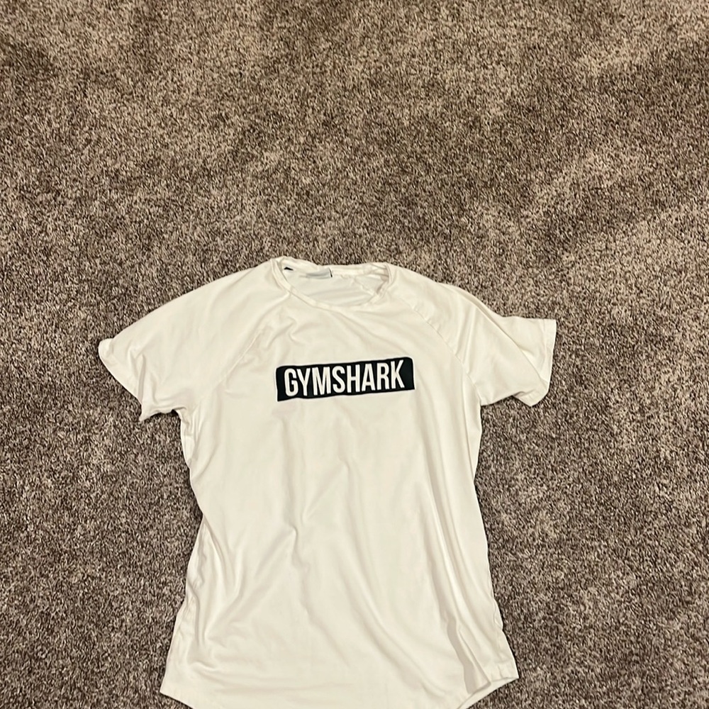 White Gymshark shirt